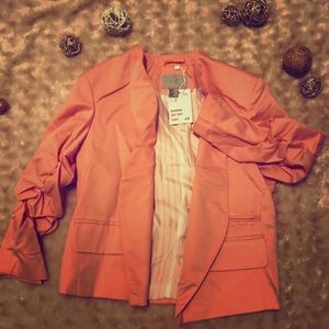 Super cute coral blazer! NWT! Very nice!